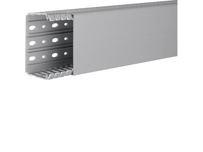 Hager Ba760100, Kabelkanal, Grå, Pvc, V0, En50085-2-3, 80 Mm