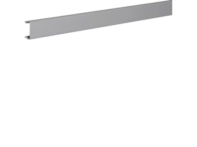 Hager B3002527030, Kabelrinnenabdeckung, Grau, Pvc, 25 Mm, 2000 Mm