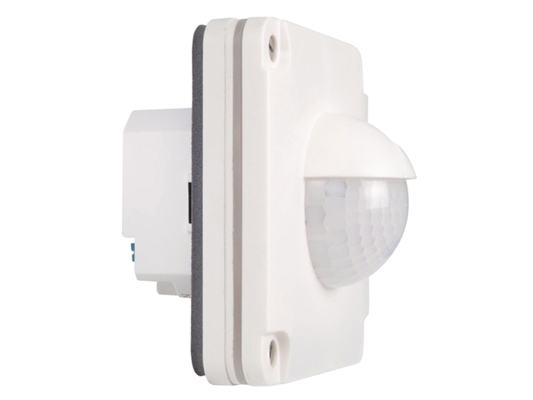 Niko Swiss Garde 300, Passiv infrarød (PIR) sensor, Trådløs, Væg, Indendørs, Udendørs, Hvid, IP55