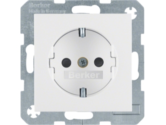 Berker 41231909, Typ F, Weiß, 250 V, 16 A, 50/60 Hz
