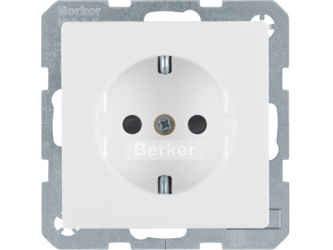 Berker 41236089, Typ F, Weiß, 250 V, 16 A, 50/60 Hz