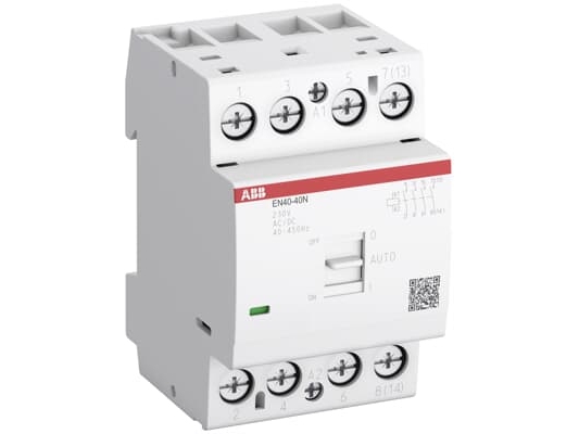Abb En40-31N-06, Schütz, Weiß, Ip20, Ac/Dc, 54 Mm, 65 Mm
