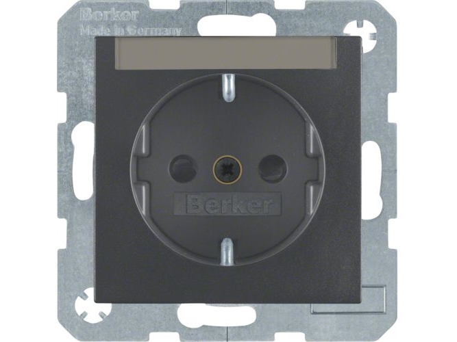 Berker 47491606, Typ F, Anthrazit, Thermoplast, Ip20, 250 V, 16 A