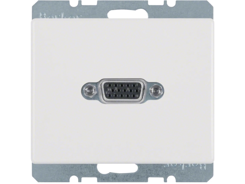 Berker 3315400069, Vga, Hvid, 71 Mm, 23,5 Mm, 71 Mm, 10 Stk