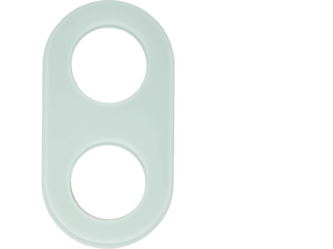Berker 110209, Weiß, Gehärtetes Glas, Schraubenlos, Berker, Glas, 2 Stück(E)