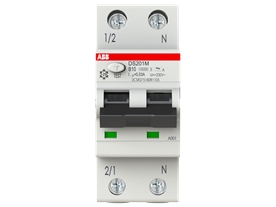 Abb Ds201, Residual-Current Device With Overcurrent Protection (Rcbo), Typ A, 15000 A, Ip20, Ip40