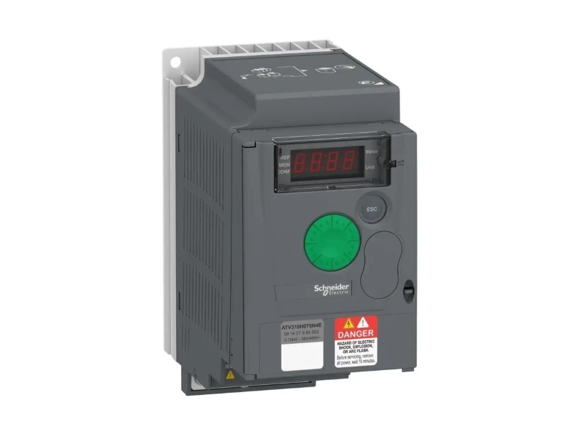 Easy Altivar Inverter 310 0,75 kW 3f 380...460V ilman EMC-suodatinta IP20 ATV310H075N4E ATV310H075N4E