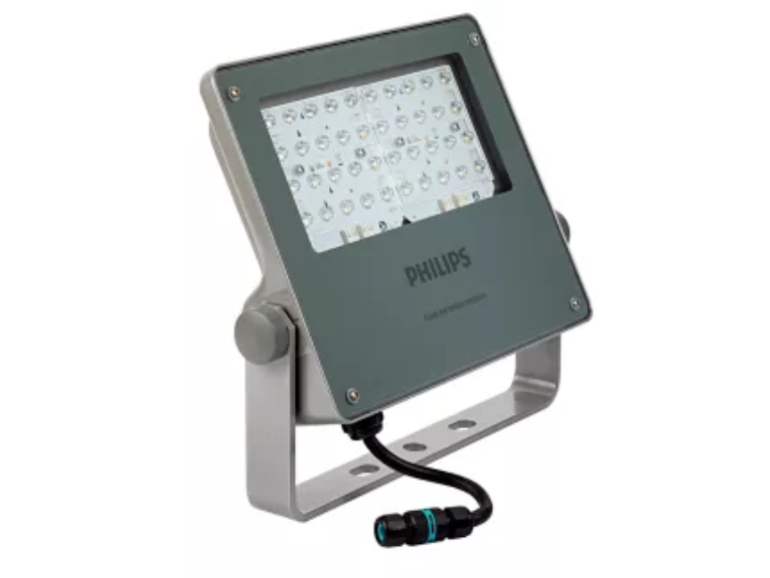 Philips BVP125 LED80-4S/840 PSU OFA52 ALU C1KC3, Firkant, Loft/væg, Embedded, Grå, Aluminium, Glas, IP66