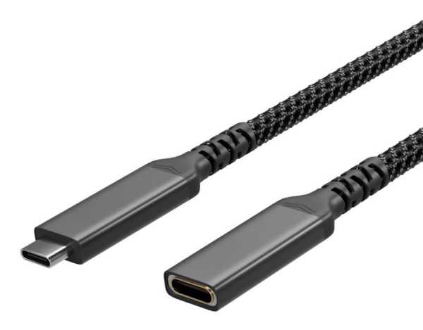 S/Conn Maximum Connectivity Flexline-Usb-C Verlängerungskabel, Usb C Stecker Auf Usb-C Buchse, 3.2, Pd, Textil, 1,5M, 1,5 M, Usb C, Usb C, Usb 3.2 Ge