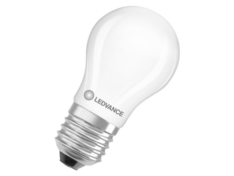 Osram Led Classic P 25 Filament P 1.8W 827 Frosted E27 Led-Lampen, Klassische Mini, 4 W, 40 W, E27, 470 Lm, 15000 T, Varm Hvid