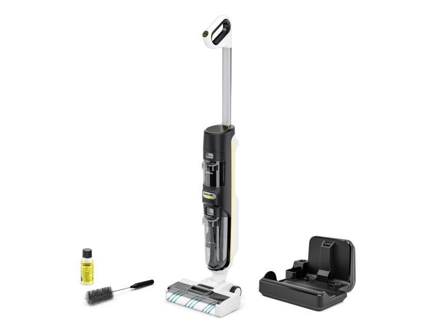 Kärcher FCV 4 Dry Pet & Home, 3-i-1-stavstøvsuger, Poseløs, Sort, 0,75 L, 0,45 L, Tør&våd