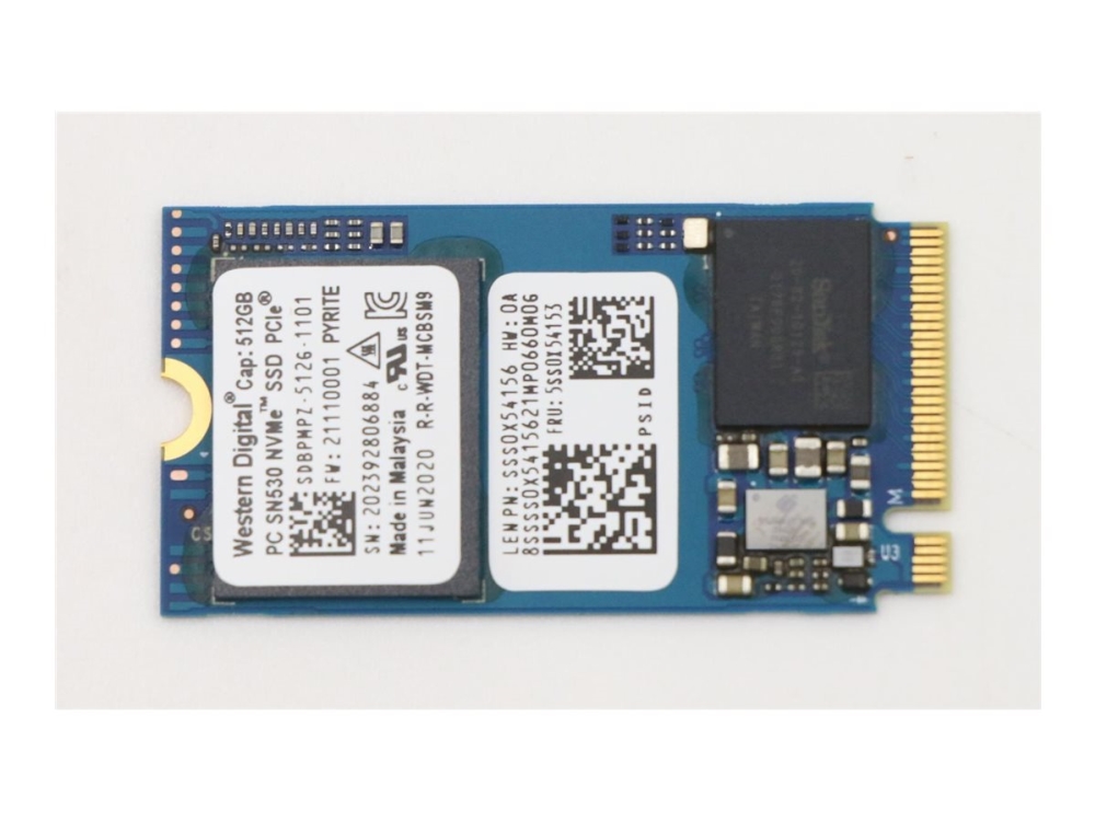 Lenovo Ssd Wd Sn530 512G Pcie 2242 Ssd
