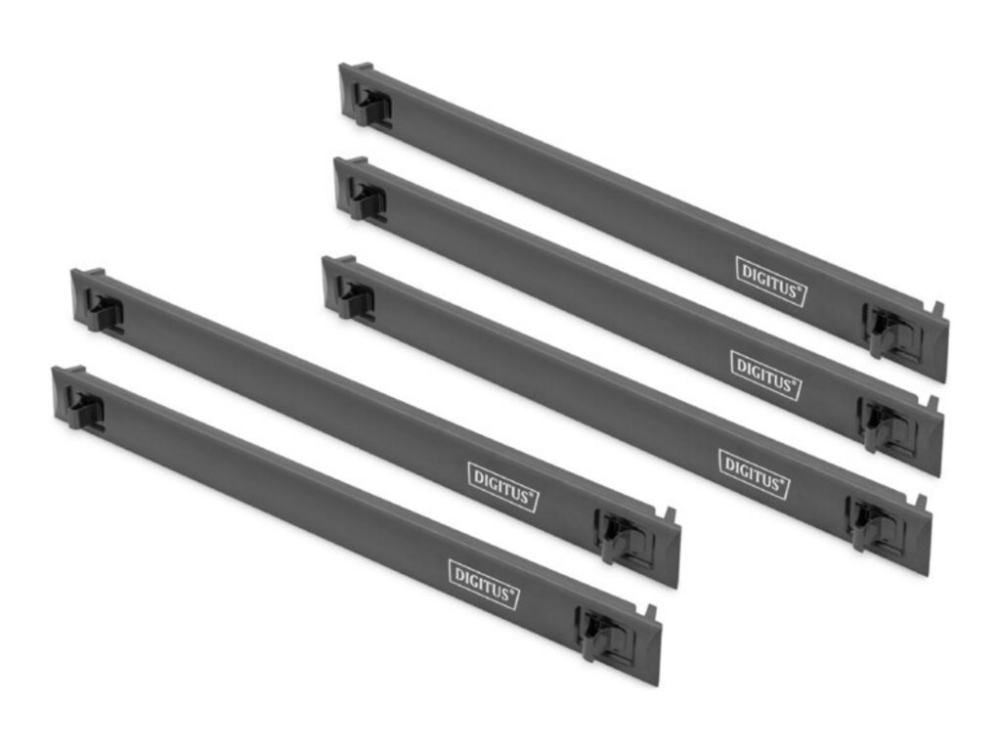 Digitus Blindabdeckung Snap-In Für 482,6 Mm (19") Netzwerk- Und Serverschränke, Blindabdeckung, Acrylnitril-Butadien-Styrol (Abs), Schwarz, 5 Stück(E