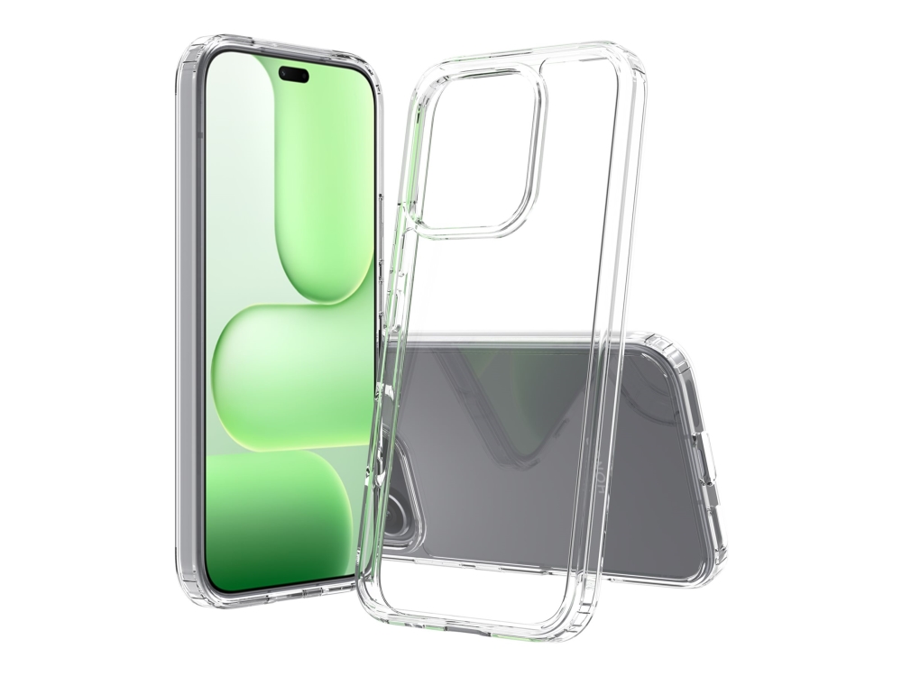 Screenor Bumper - Bagsidecover Til Mobiltelefon - Magsafe-Kompatibilitet - Termoplastisk Polyuretan (Tpu), Akryl - Klar