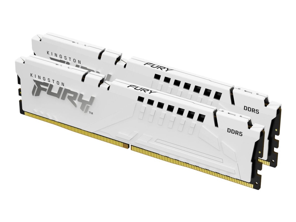Kingston Technology Fury Beast 16 Gb 6000 Mt/S Ddr5 Cl30 Dimm White Expo, 16 Gb, 1 X 16 Gb, Ddr5, 288-Pin Dimm, Weiß