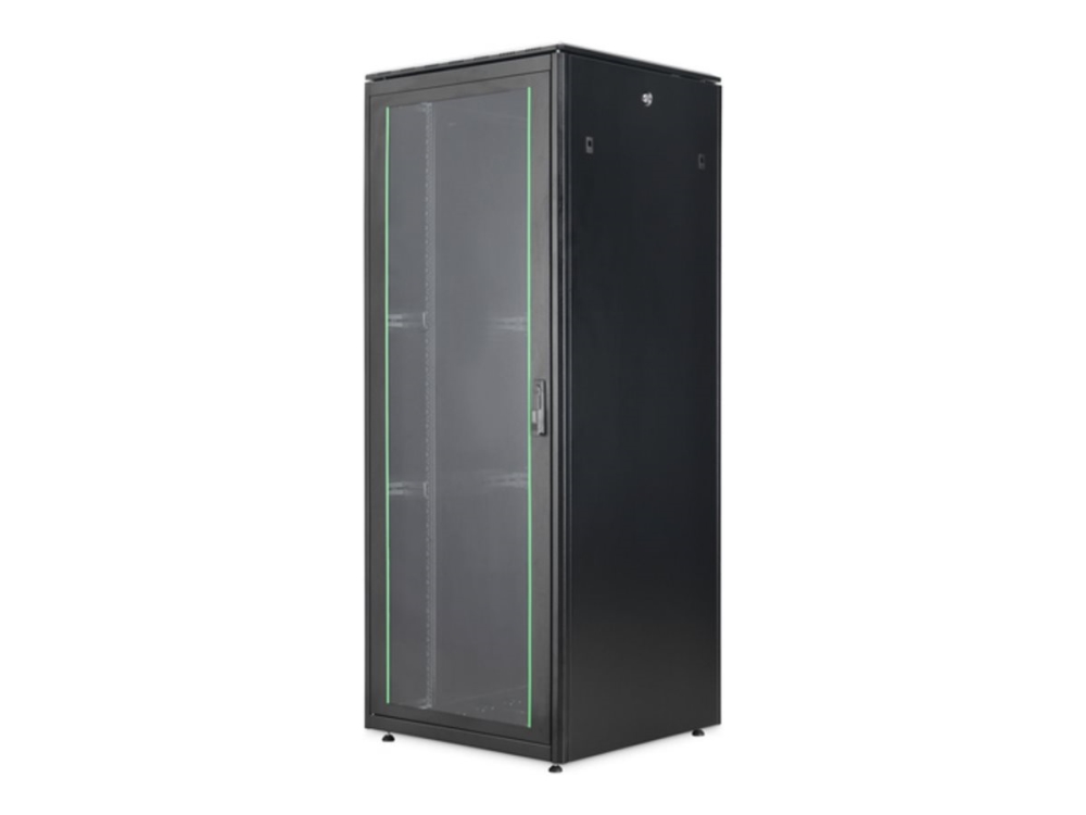 Digitus Netzwerkschrank Unique Light Serie - 800X800 Mm (Bxt), Freistehendes Gestell, 42U, 800 Kg, Sperrschloss, Verstellbare Füße, Verbessertes Kabe