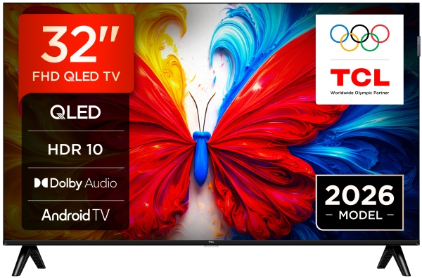 Tcl S5l 32S5l, 81,3 Cm (32"), 1920 X 1080 Pixel, Qled, Smart-Tv, Wlan, Schwarz