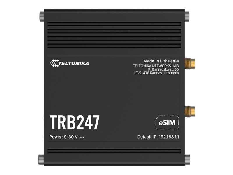 Teltonika TRB247 - Gateway - 100Mb LAN, RS-232, RS-485 - LTE - 3G, 4G