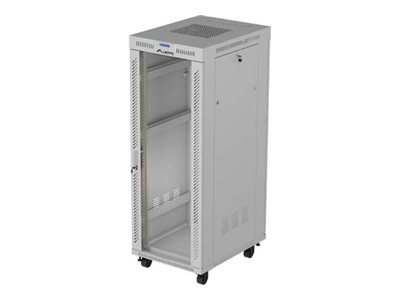 Lanberg 19" Rack-Schrank 32U 600X800 Grau Glastür Lcd (Flat Pack) V2