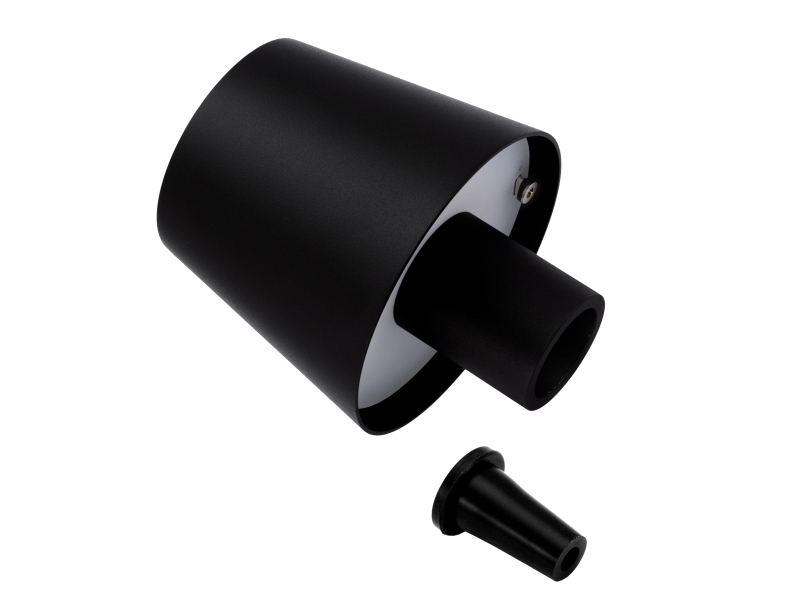 Securit Led-Tischlampe Paris Für Flaschen, Kabellos Und Wiederaufladbar, Schwarz
