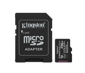 Kingston Technology 256Gb Microsdxc Canvas Select Plus Gen3 150Mb/S A1 (Einschließlich Sd Adapter), 256 Gb, Microsdxc, Klasse 10, Uhs-I, 150 Mb/S, Cl