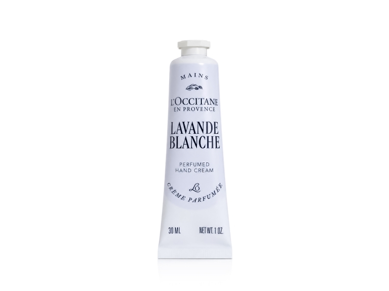 L'Occitane Lavande Blanche håndcreme i hvid lavendel - 30 ml