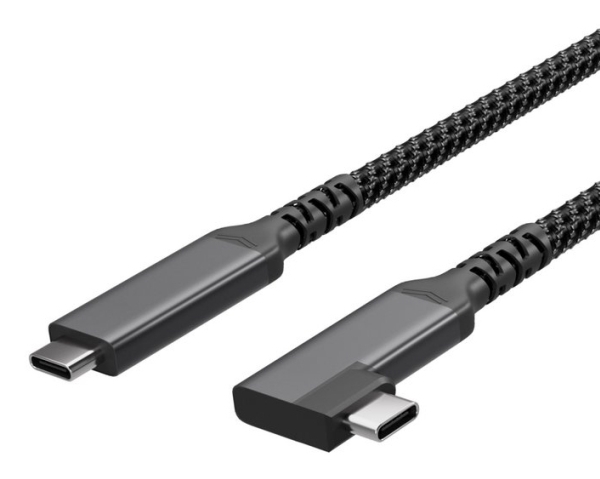 S/Conn Maximum Connectivity Flexline-Usb-C Ladekabel, Usb C Stecker Auf Usb-C Stecker, 3.2, 90°, 100W Pd, Textil, 1M, 1 M, Usb C, Usb C, Usb 3.2 Gen