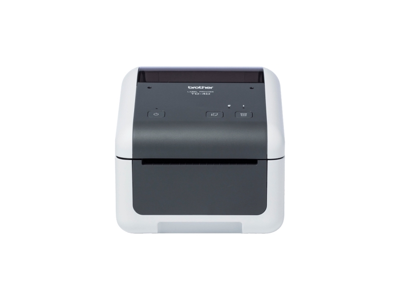 Brother Td-4215D, Direkte Termisk, 203 X 203 Dpi, 127 Mm/Sek., Ledningsført, Grå, Hvid