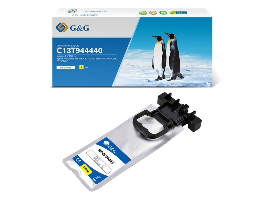 G&G 15982, Gul, 45 Ml, 1 Stk, 3000 Sider, Enkelt Pakke