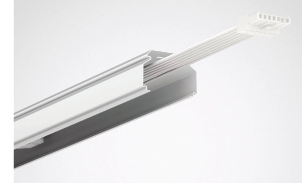 Trilux 78... E-Line Pro, Spor lampesektion, Loft/væg, Hvid, Stål, IP20, 78... E-Line Pro