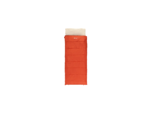 Outwell Contour Lux Raudona | Sleeping Bag | 220 x 85 cm | -19 to 15 °C | Right Zipper
