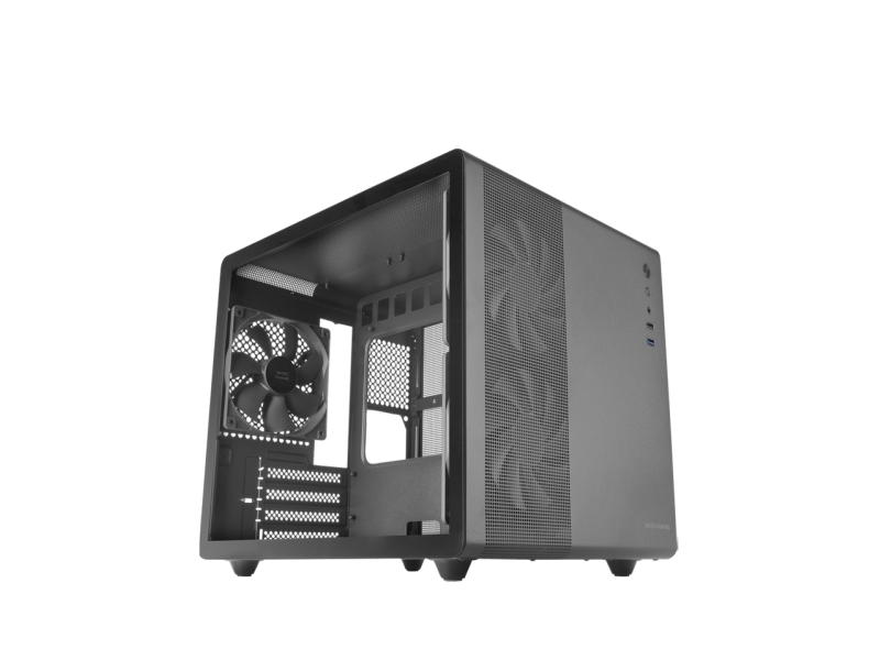 Mars Gaming Mcmpro Professionelles Kompakt-Pc-Gehäuse Matx (Doppelkammer)