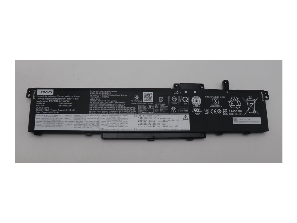 Lenovo Interner Akku Battery, 6C, 94Wh