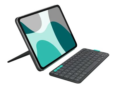 Logitech Flip Folio, Qwertz, Schweiz, 1,8 Cm, 1 Mm, Apple, Ipad Pro 11-Inch (M4), Ipad Air 11-Inch (M2 & M3), Ipad Air (5Th Gen)