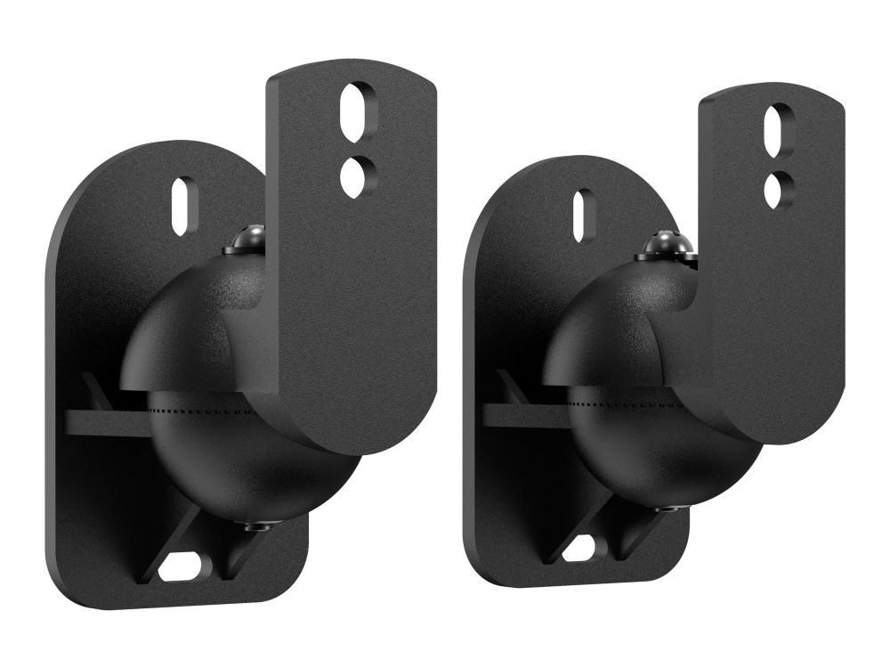 Swivel & Tilt Satellite Speaker Wall Mount 3.5 Kg, Black