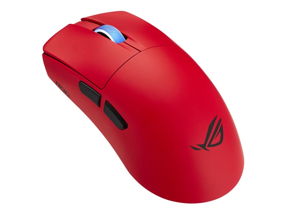 Asus Rog Harpe Ii Ace - Mus - Højrehåndet - Optisk - 6 Knapper - Trådløs, Kablet - Usb 2.0, 2.4 Ghz, Bluetooth 5.1 - Trådløs Modtager (Usb) - Rød