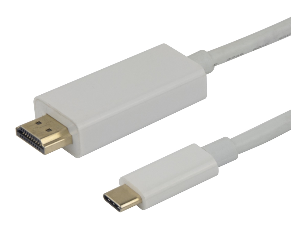 Deltaco Usbc-Hdmi-1030, 30 M, Usb Typ-C, Hdmi, Stecker, Stecker, Gerade