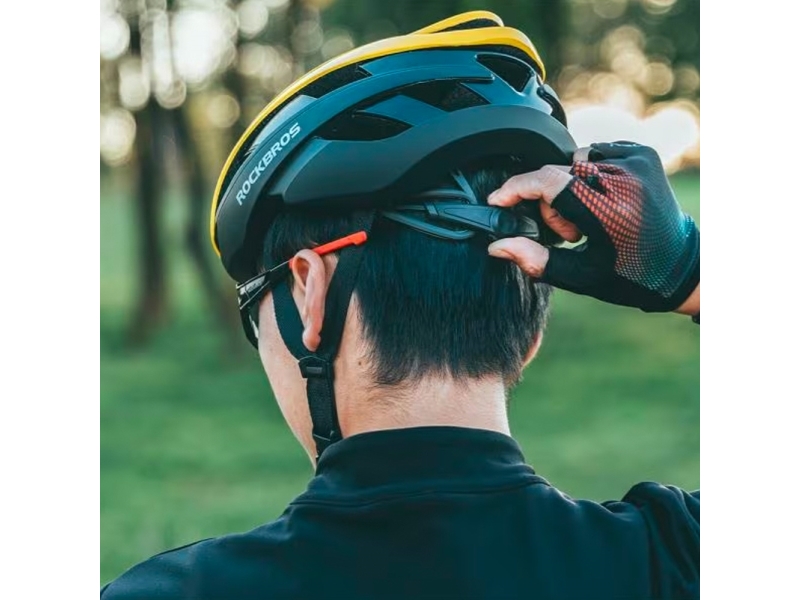 RockBros Kask rowerowy uniwersalny regulowany rozmiar L czarno-zólty ROCKBROS