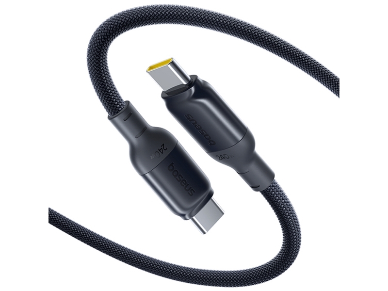 Baseus Picogo Hurtigopladningskabel 240W Usb-C Til Usb-C 1 M - Sort