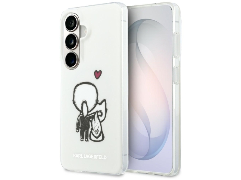 Karl Lagerfeld Iml Karl&Choupette Magsafe Cover Til Samsung Galaxy S26 - Transparent