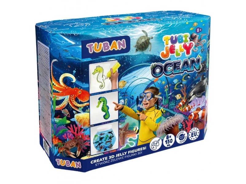 Tuban Rinkinys tubi jelly ocean stort akvarium 8 farver