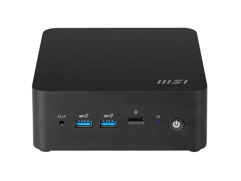 Msi Cubi Nuc 13Mqg-210Beu, 0.84L Sized Pc, Mini Pc Barebone, Intel Soc, Ethernet Lan, Wi-Fi 6E (802.11Ax), 120 W