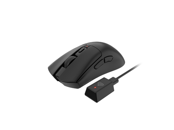 Genesis Zircon 880 Pro, Højre Hånd, Optisk, Rf Wireless + Bluetooth + Usb Type-C, 30000 Dpi, Sort