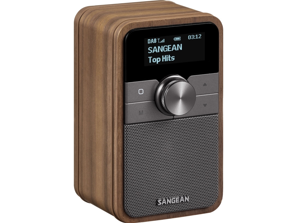 Sangean Ddr-8 Compacte Houten Dab+ En Fm Radio Met Bluetooth Ontvangst, Vintage Walnut, Personligt, Digital, Dab+, Fm, 87,5 - 108 Mhz, Automatisk Sca