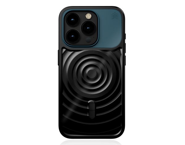 Stm -322-409Fj-02, Cover, Apple, Iphone 15, 15,5 Cm (6.1"), Sort, Blå