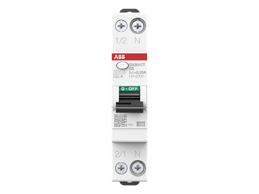 Abb 2Csr255165r1134, Residual-Current Device With Overcurrent Protection (Rcbo), Typ A, 6000 A, Ip20, 240 V