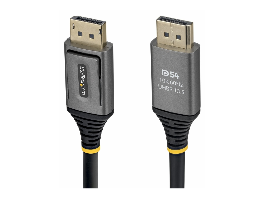 Startech - Displayport Kabel - Displayport (Han) Haspet Til Displayport (Han) Haspet - Displayport 2.1 - 2 M - Passivt, 8K60 Hz Support, 4K240 Hz Sup