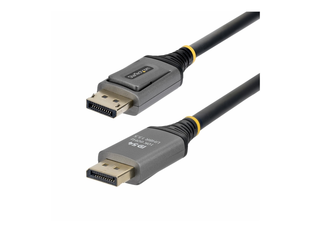 Startech.Com 50Cm Displayport 2.1 Kabel, Vesa Zertifiziertes Dp54 Displaport Kabel, Unkomprimiert 8K 60Hz, 10K 60Hz/8K 144Hz/4K 240Hz Mit Dsc 1.2A, D