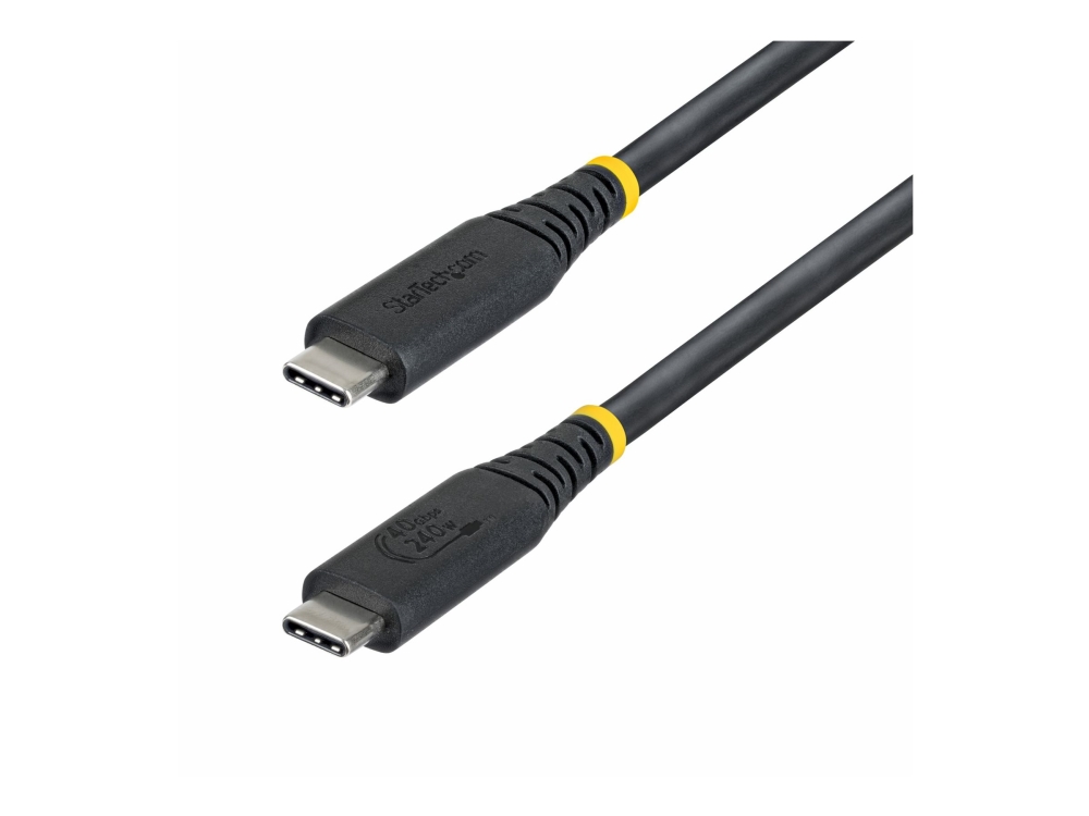 Startech.Com Cc50cm40gusb4tp, 0,5 M, Usb C, Usb C, Usb4 Gen 3X2, 40 Gbit/Sec, Schwarz