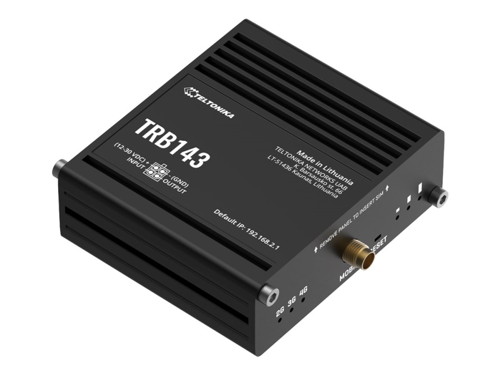Teltonika TRB143 - Gateway - M-Bus (Meter-Bus), 1GbE - LTE - 2G, 3G, 4G